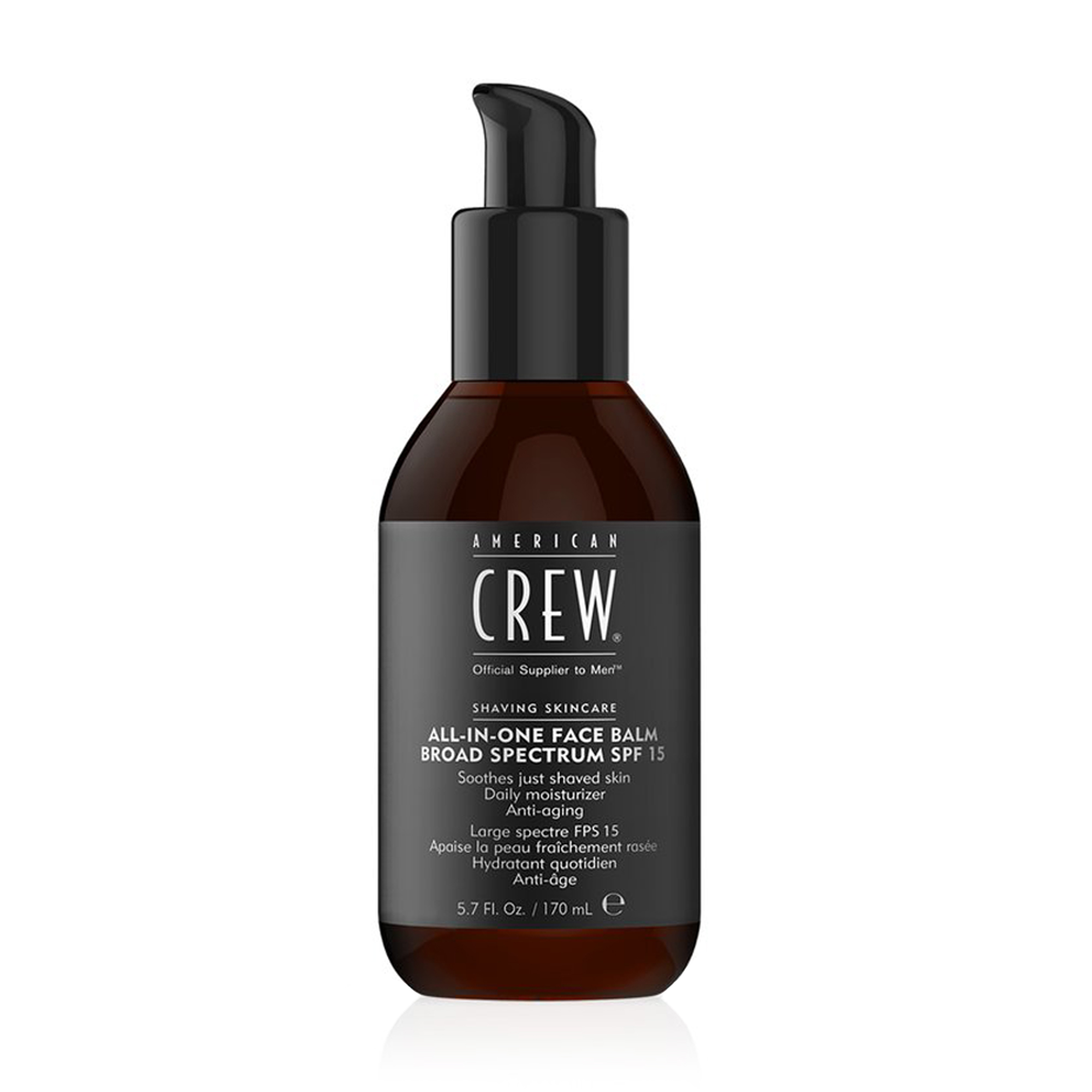 Зволожувальний бальзам після гоління American Crew All-In-One Face Balm SPF 15, 170 мл